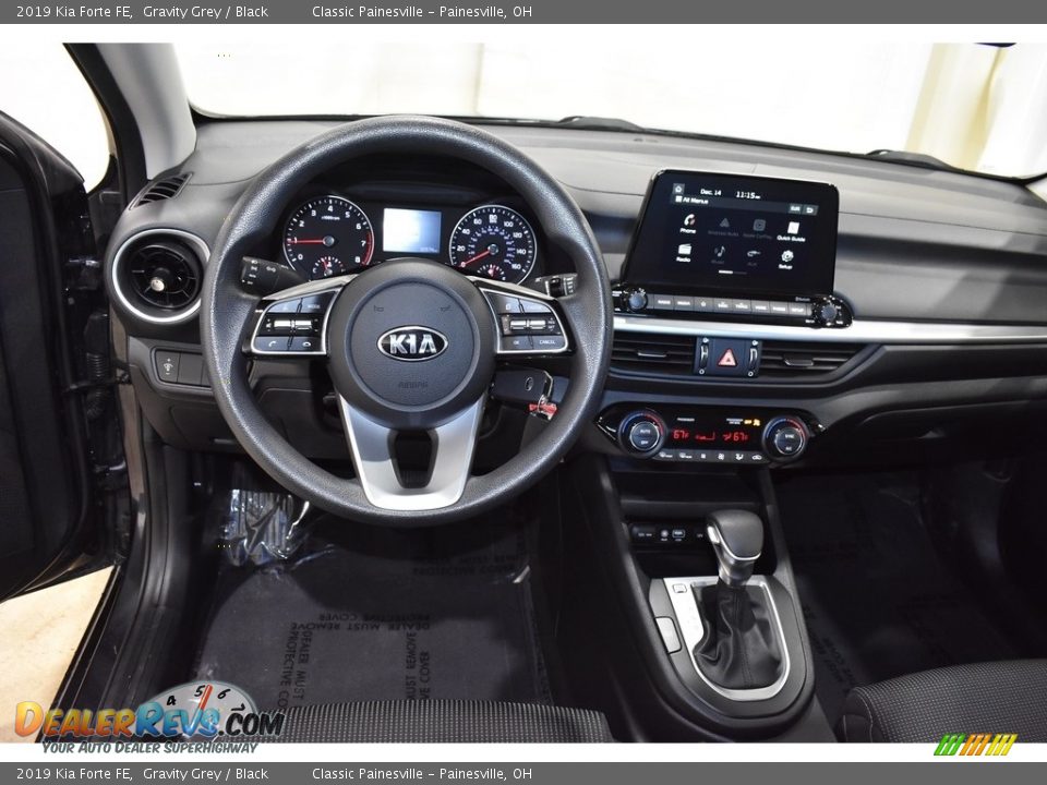 2019 Kia Forte FE Gravity Grey / Black Photo #12