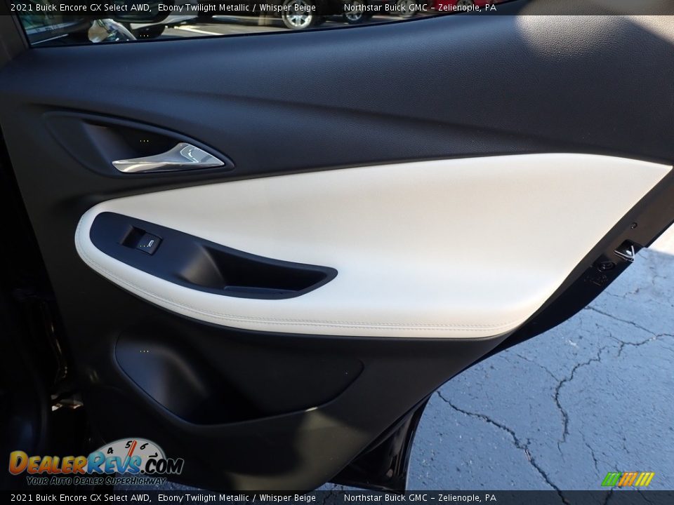 2021 Buick Encore GX Select AWD Ebony Twilight Metallic / Whisper Beige Photo #8