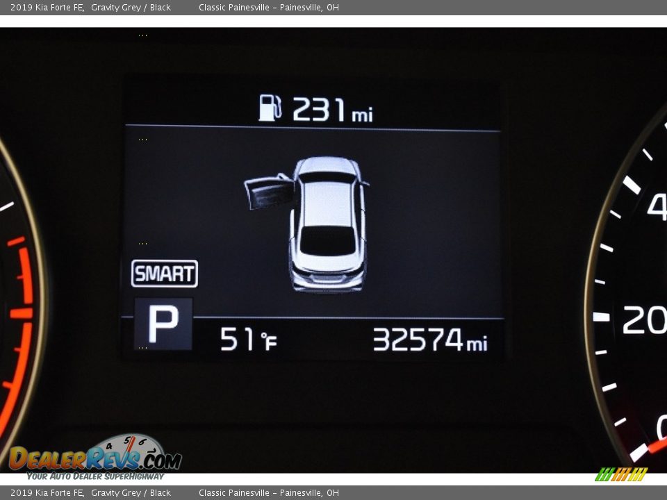 2019 Kia Forte FE Gravity Grey / Black Photo #15