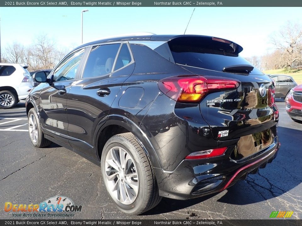 2021 Buick Encore GX Select AWD Ebony Twilight Metallic / Whisper Beige Photo #13