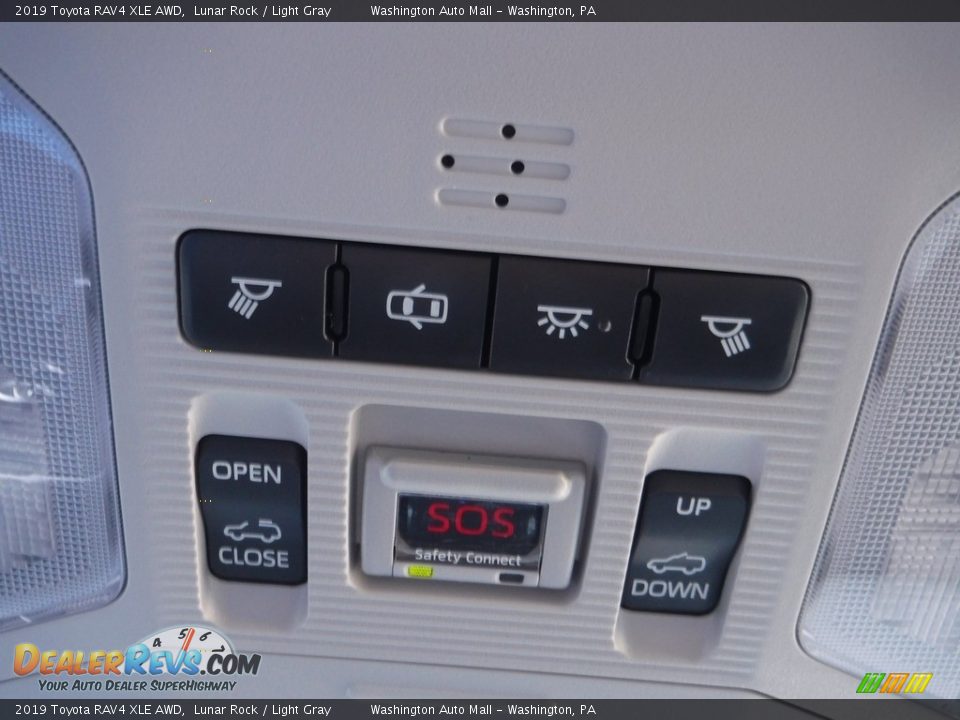 2019 Toyota RAV4 XLE AWD Lunar Rock / Light Gray Photo #23