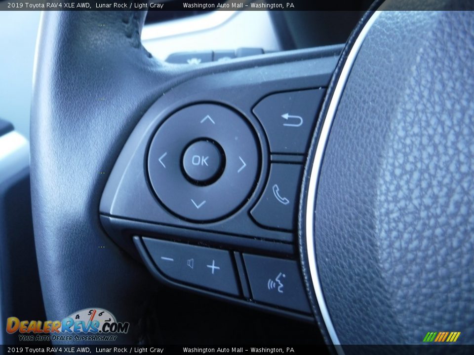 2019 Toyota RAV4 XLE AWD Lunar Rock / Light Gray Photo #25