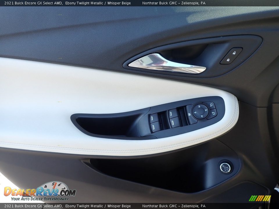 2021 Buick Encore GX Select AWD Ebony Twilight Metallic / Whisper Beige Photo #21