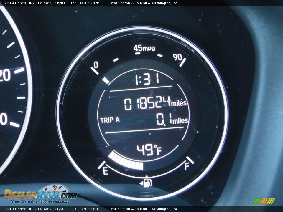 2019 Honda HR-V LX AWD Crystal Black Pearl / Black Photo #27