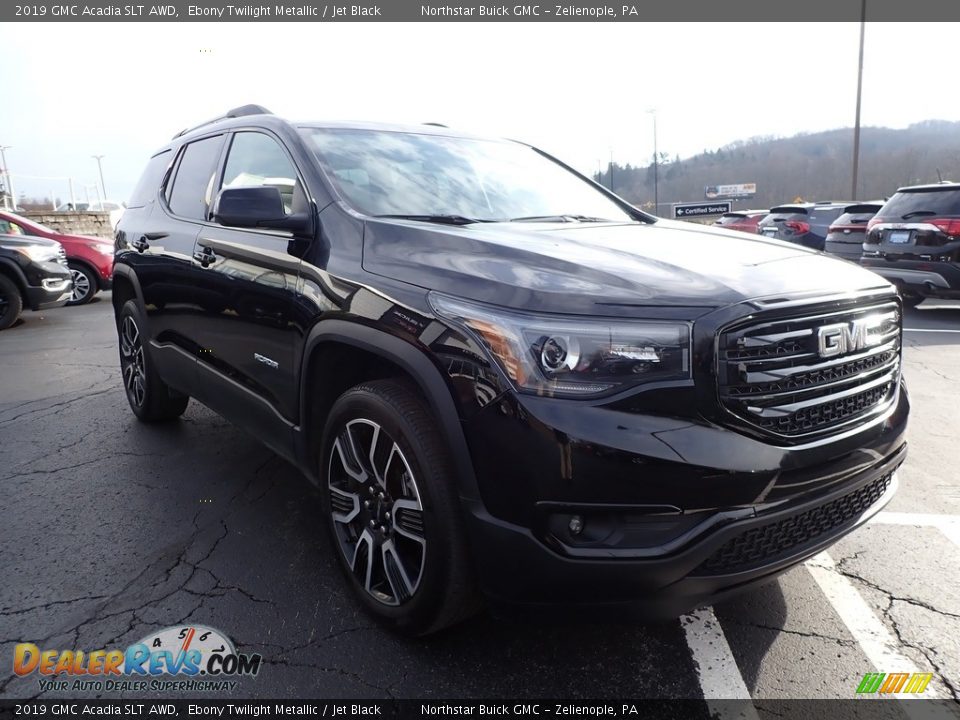 2019 GMC Acadia SLT AWD Ebony Twilight Metallic / Jet Black Photo #4