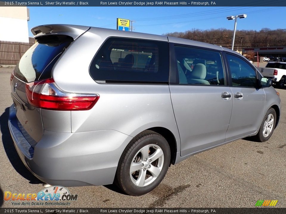 Silver Sky Metallic 2015 Toyota Sienna L Photo #6