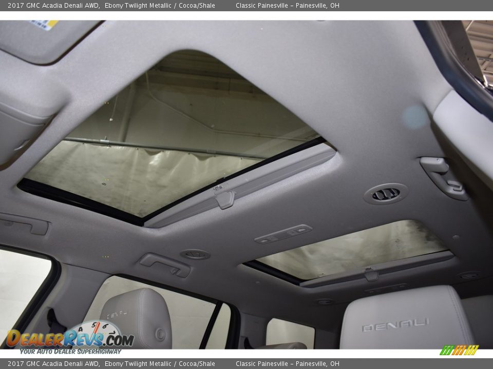 2017 GMC Acadia Denali AWD Ebony Twilight Metallic / Cocoa/Shale Photo #6