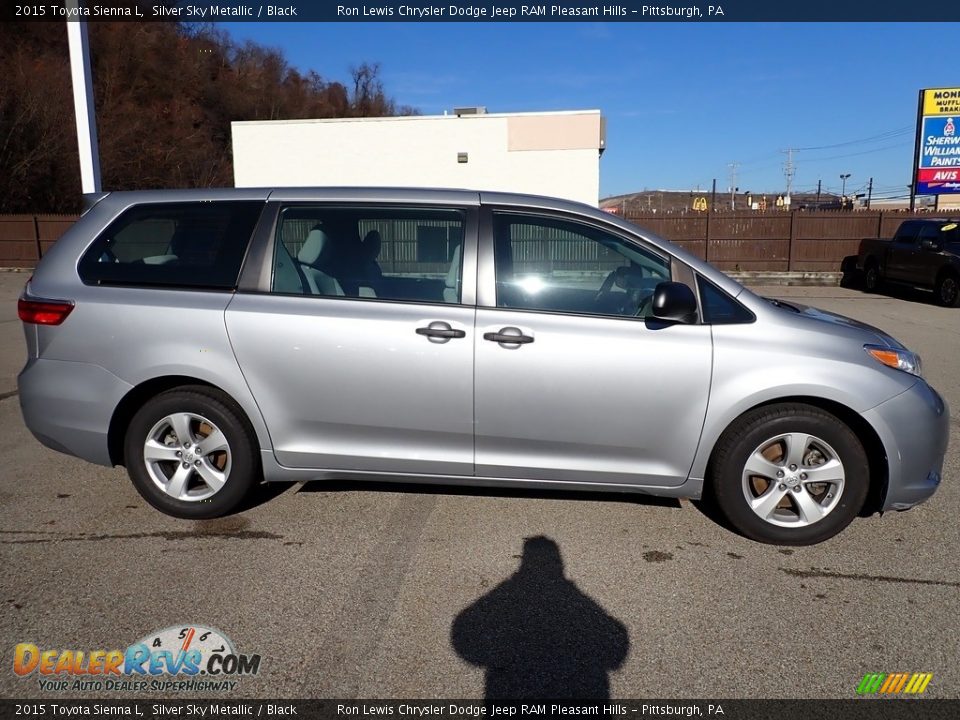 Silver Sky Metallic 2015 Toyota Sienna L Photo #7