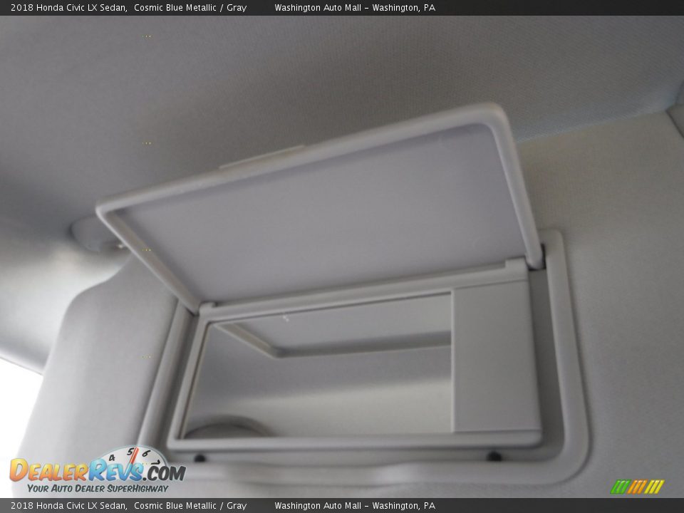 2018 Honda Civic LX Sedan Cosmic Blue Metallic / Gray Photo #23