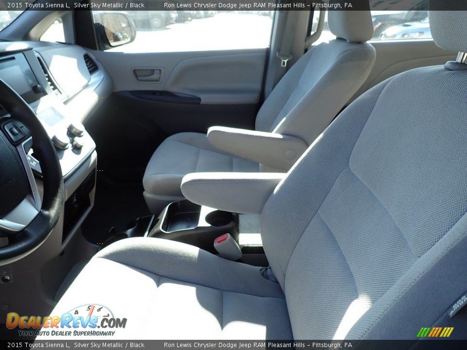 2015 Toyota Sienna L Silver Sky Metallic / Black Photo #11