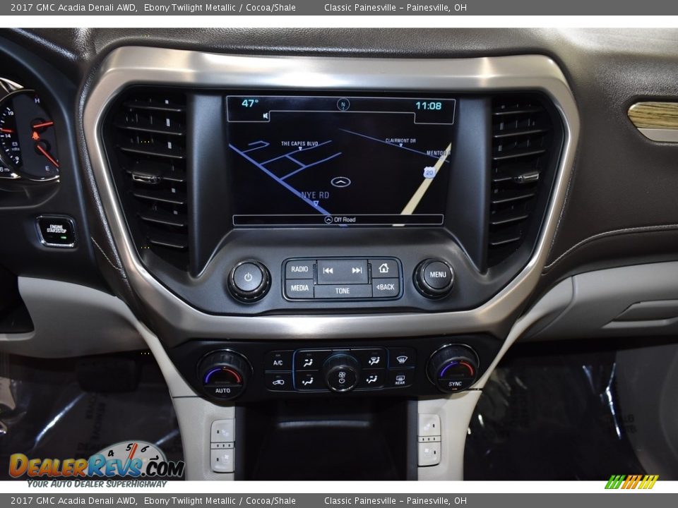 2017 GMC Acadia Denali AWD Ebony Twilight Metallic / Cocoa/Shale Photo #15