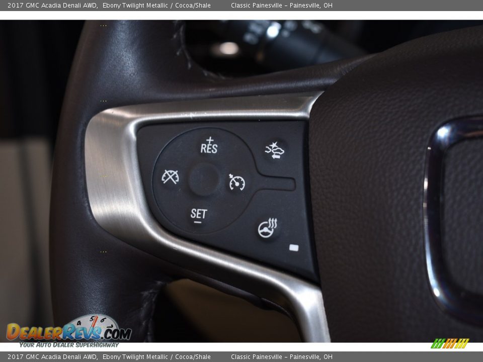 2017 GMC Acadia Denali AWD Ebony Twilight Metallic / Cocoa/Shale Photo #16