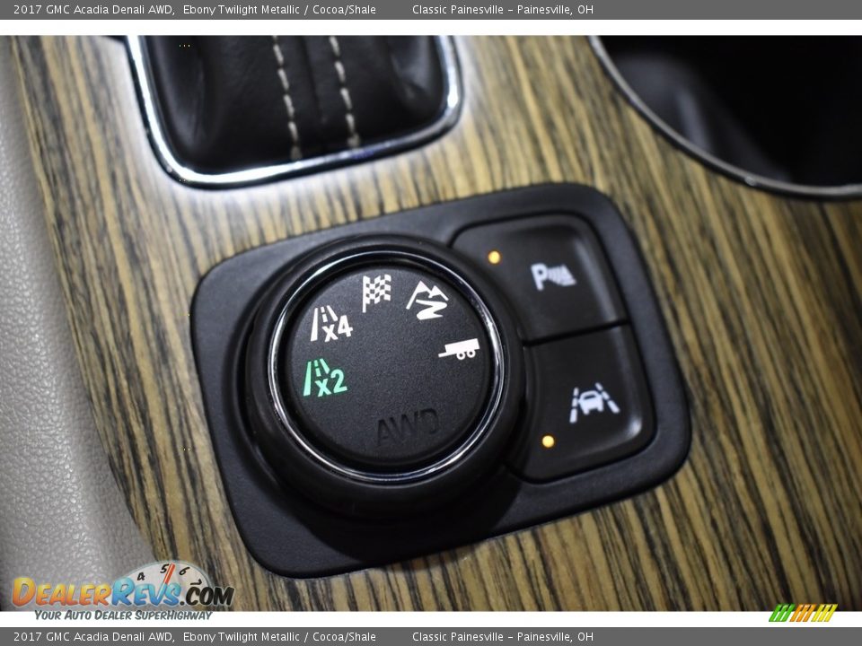 2017 GMC Acadia Denali AWD Ebony Twilight Metallic / Cocoa/Shale Photo #18