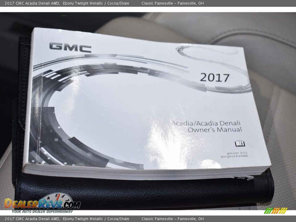 2017 GMC Acadia Denali AWD Ebony Twilight Metallic / Cocoa/Shale Photo #20