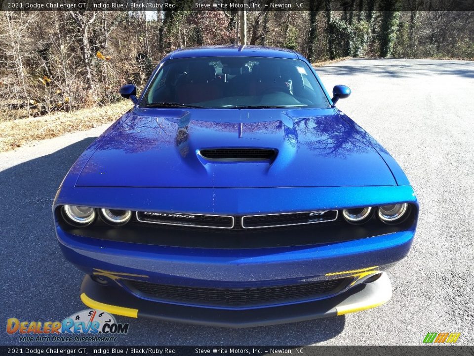 2021 Dodge Challenger GT Indigo Blue / Black/Ruby Red Photo #3