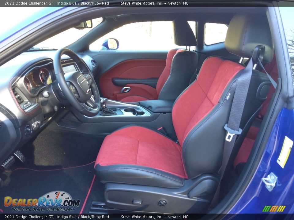 Black/Ruby Red Interior - 2021 Dodge Challenger GT Photo #10