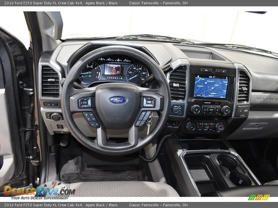 2019 Ford F250 Super Duty XL Crew Cab 4x4 Agate Black / Black Photo #11