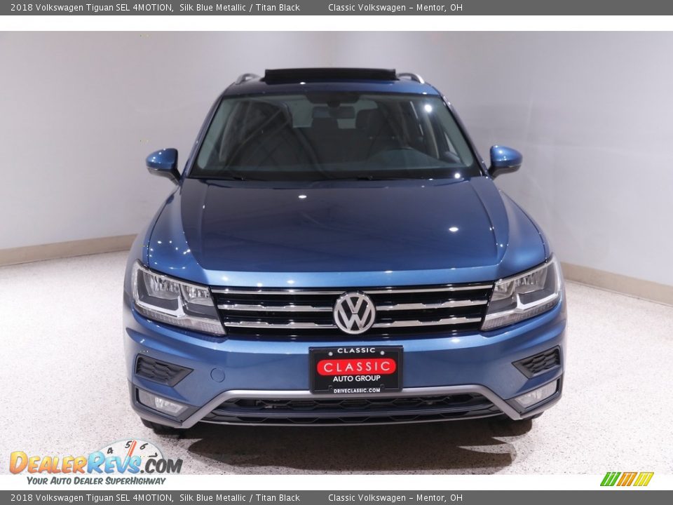 2018 Volkswagen Tiguan SEL 4MOTION Silk Blue Metallic / Titan Black Photo #2