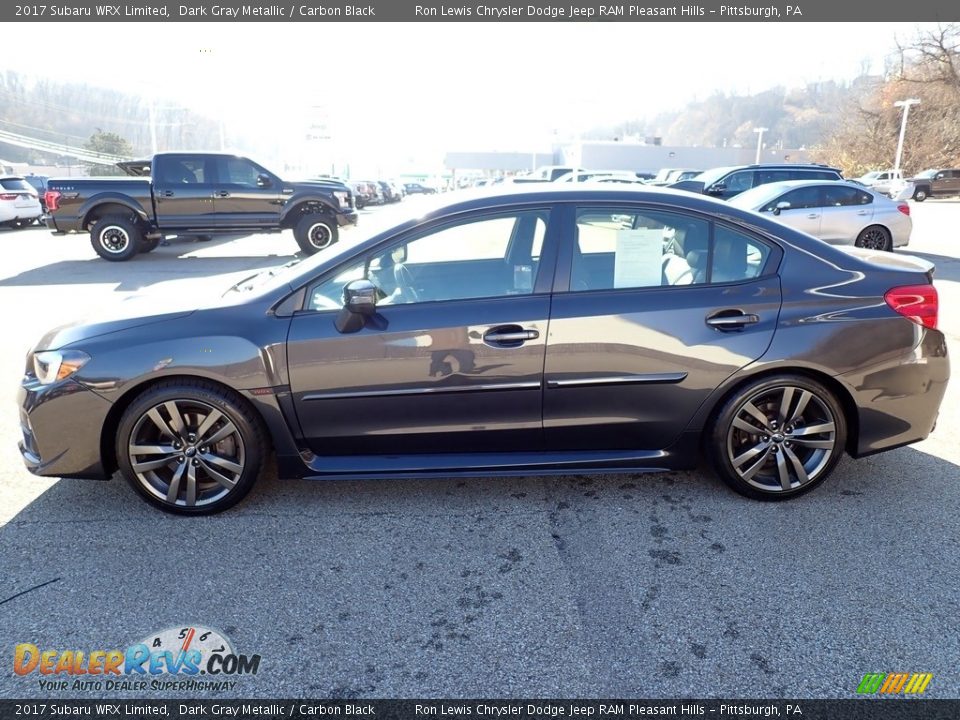 2017 Subaru WRX Limited Dark Gray Metallic / Carbon Black Photo #2