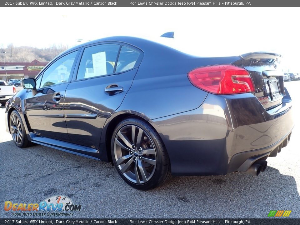 2017 Subaru WRX Limited Dark Gray Metallic / Carbon Black Photo #3