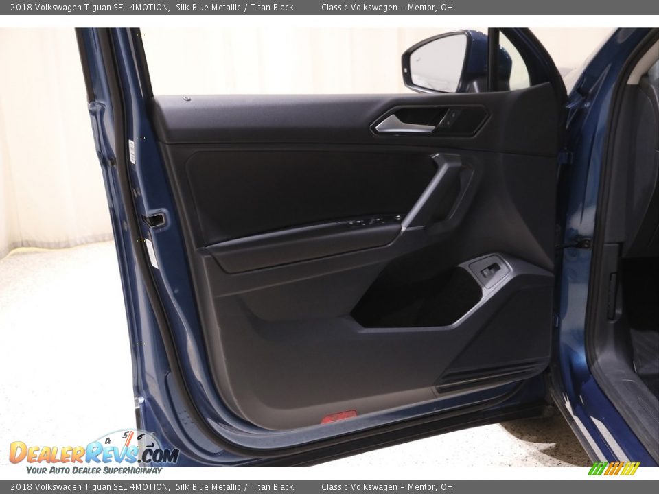 2018 Volkswagen Tiguan SEL 4MOTION Silk Blue Metallic / Titan Black Photo #4