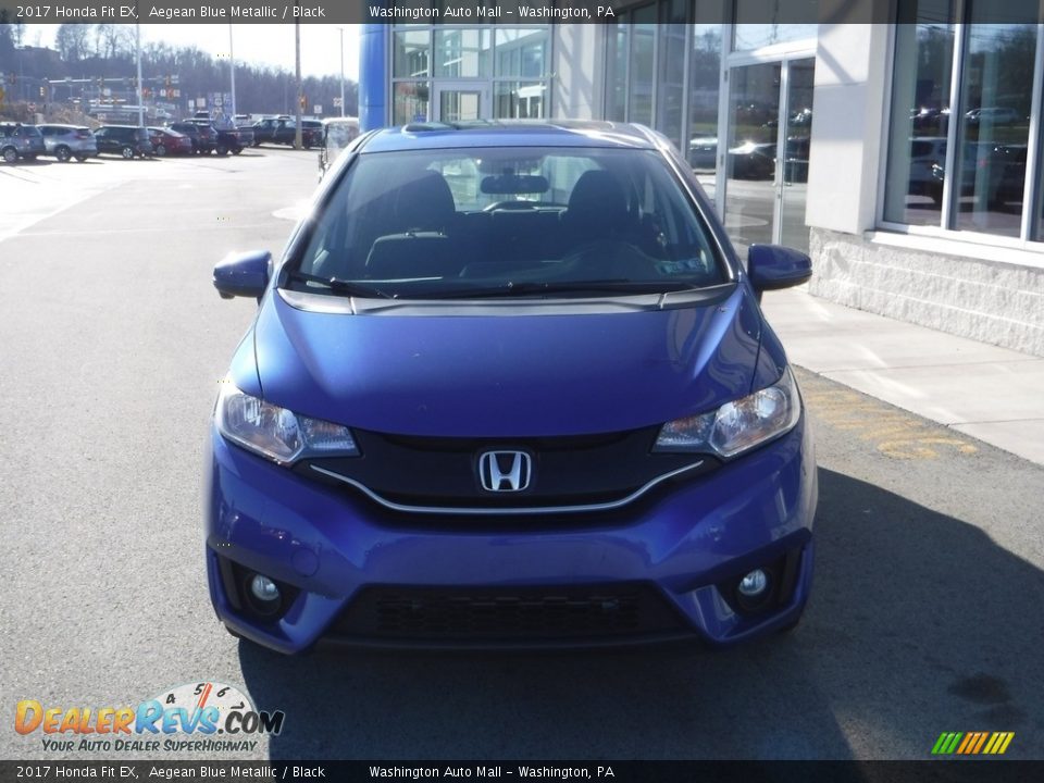 2017 Honda Fit EX Aegean Blue Metallic / Black Photo #5