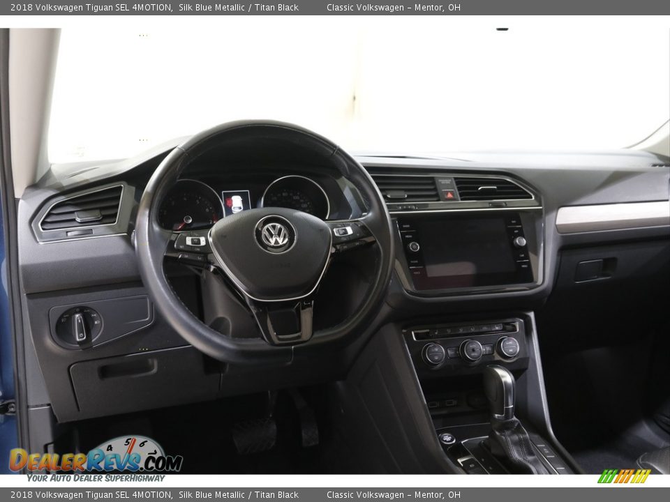 2018 Volkswagen Tiguan SEL 4MOTION Silk Blue Metallic / Titan Black Photo #6