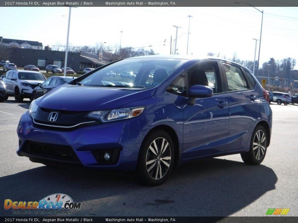 2017 Honda Fit EX Aegean Blue Metallic / Black Photo #6