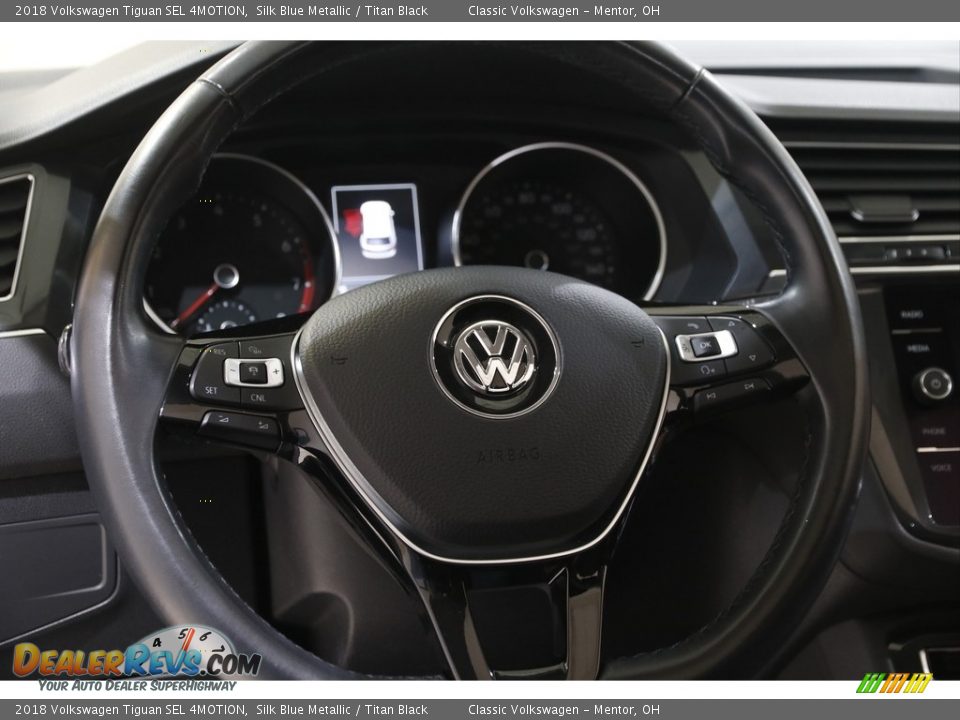2018 Volkswagen Tiguan SEL 4MOTION Silk Blue Metallic / Titan Black Photo #7