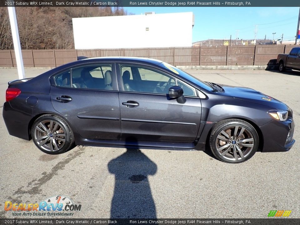 2017 Subaru WRX Limited Dark Gray Metallic / Carbon Black Photo #6