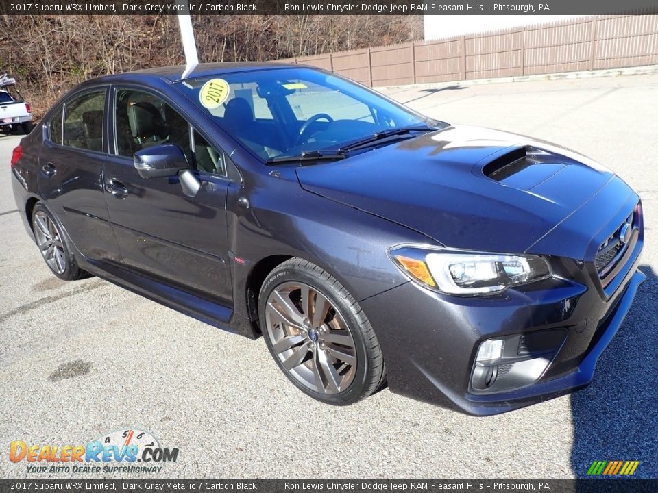 2017 Subaru WRX Limited Dark Gray Metallic / Carbon Black Photo #7