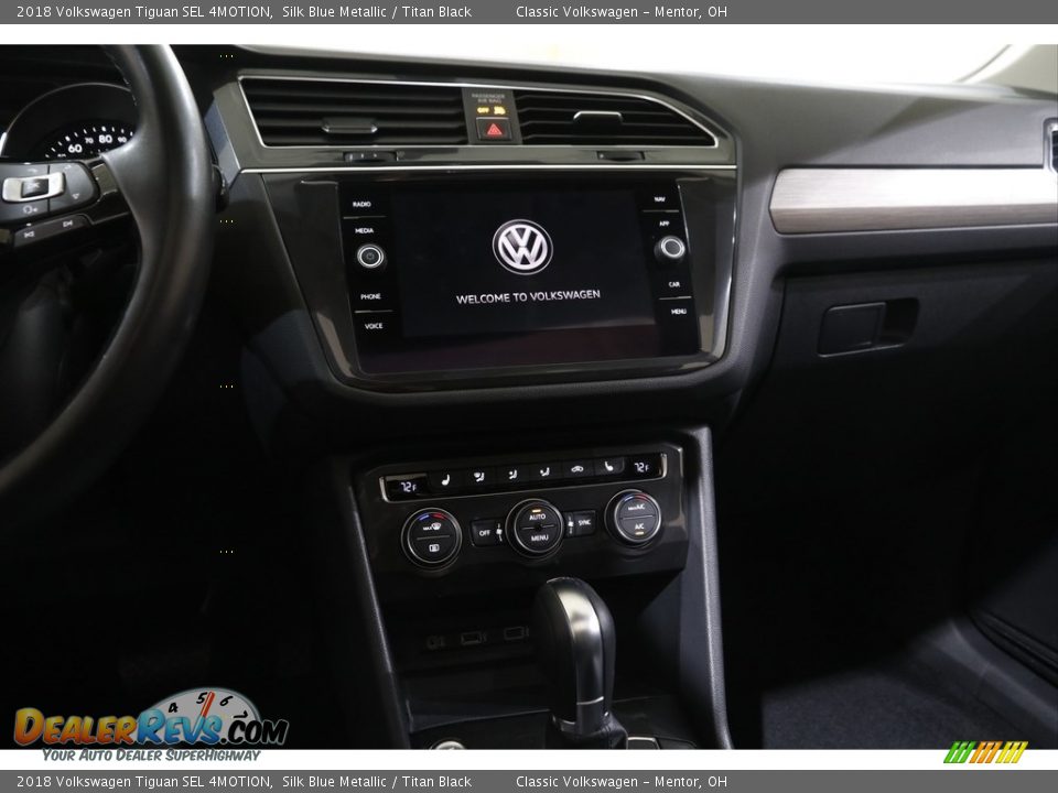 2018 Volkswagen Tiguan SEL 4MOTION Silk Blue Metallic / Titan Black Photo #9