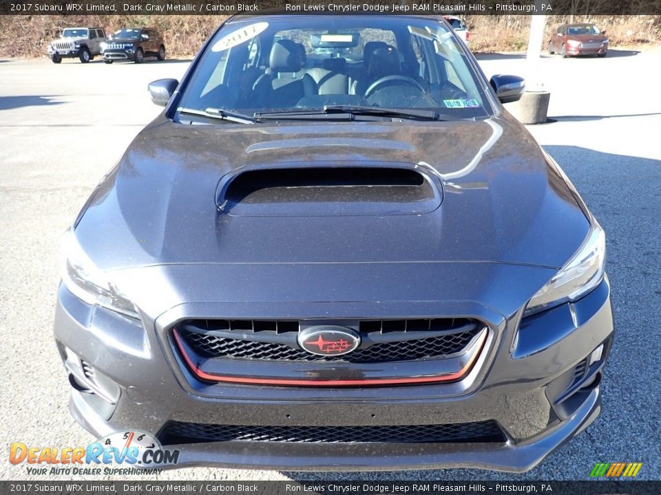 2017 Subaru WRX Limited Dark Gray Metallic / Carbon Black Photo #8