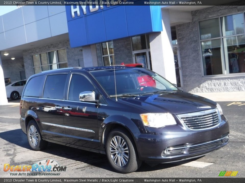 2013 Chrysler Town & Country Limited Maximum Steel Metallic / Black/Light Graystone Photo #1