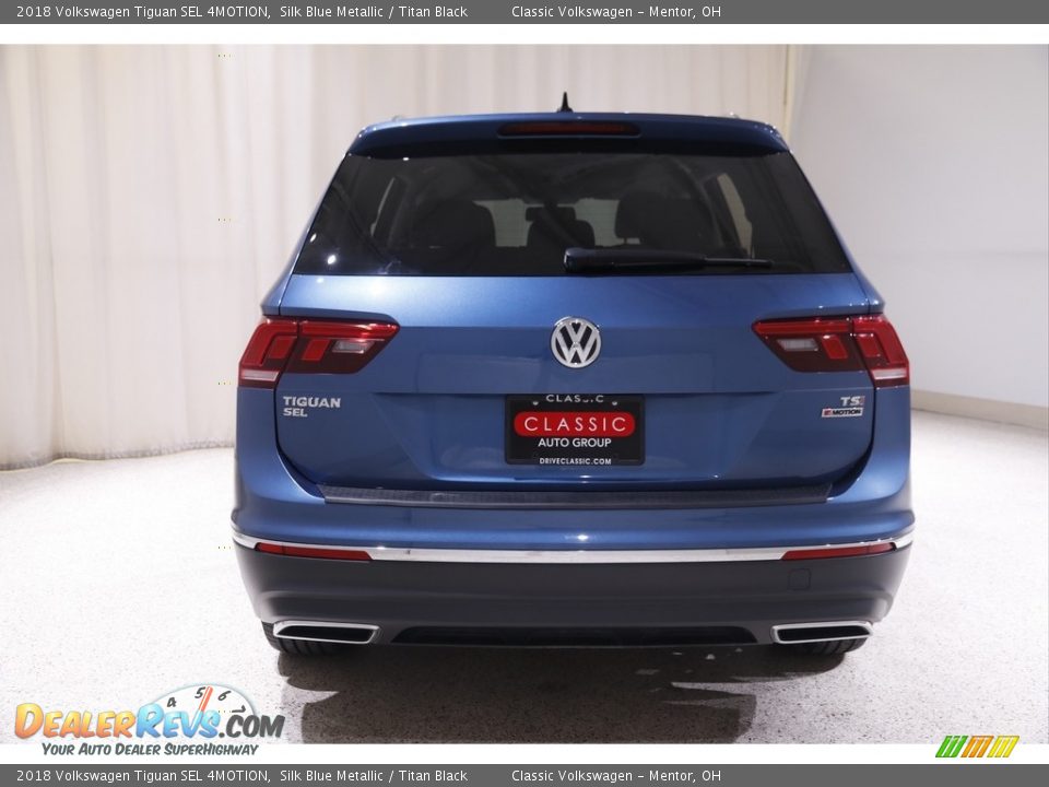 2018 Volkswagen Tiguan SEL 4MOTION Silk Blue Metallic / Titan Black Photo #16