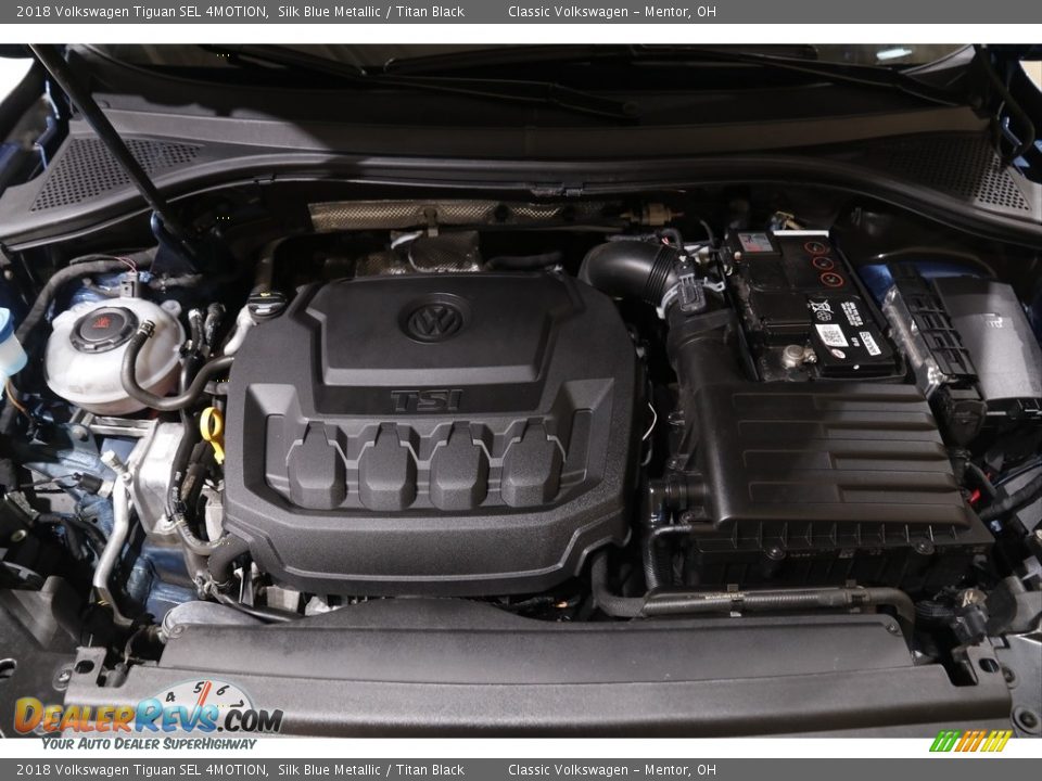 2018 Volkswagen Tiguan SEL 4MOTION Silk Blue Metallic / Titan Black Photo #17