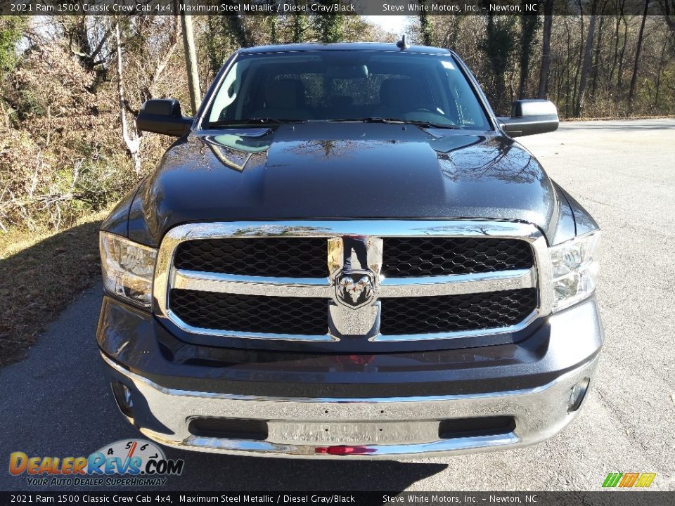 2021 Ram 1500 Classic Crew Cab 4x4 Maximum Steel Metallic / Diesel Gray/Black Photo #3