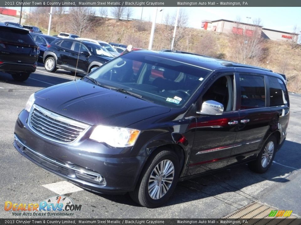 2013 Chrysler Town & Country Limited Maximum Steel Metallic / Black/Light Graystone Photo #6