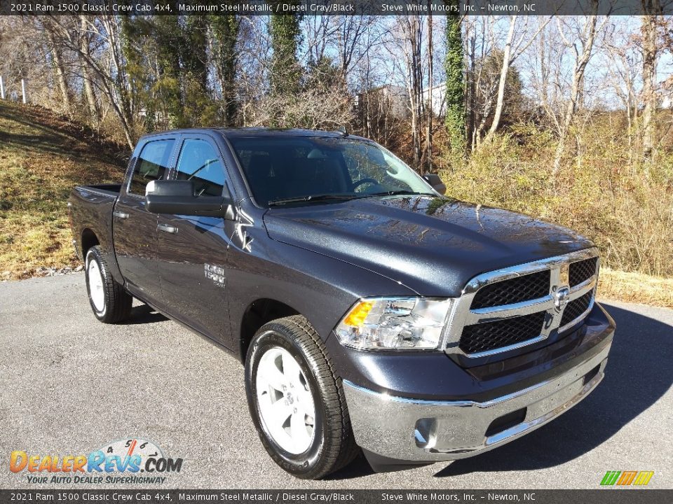 2021 Ram 1500 Classic Crew Cab 4x4 Maximum Steel Metallic / Diesel Gray/Black Photo #4