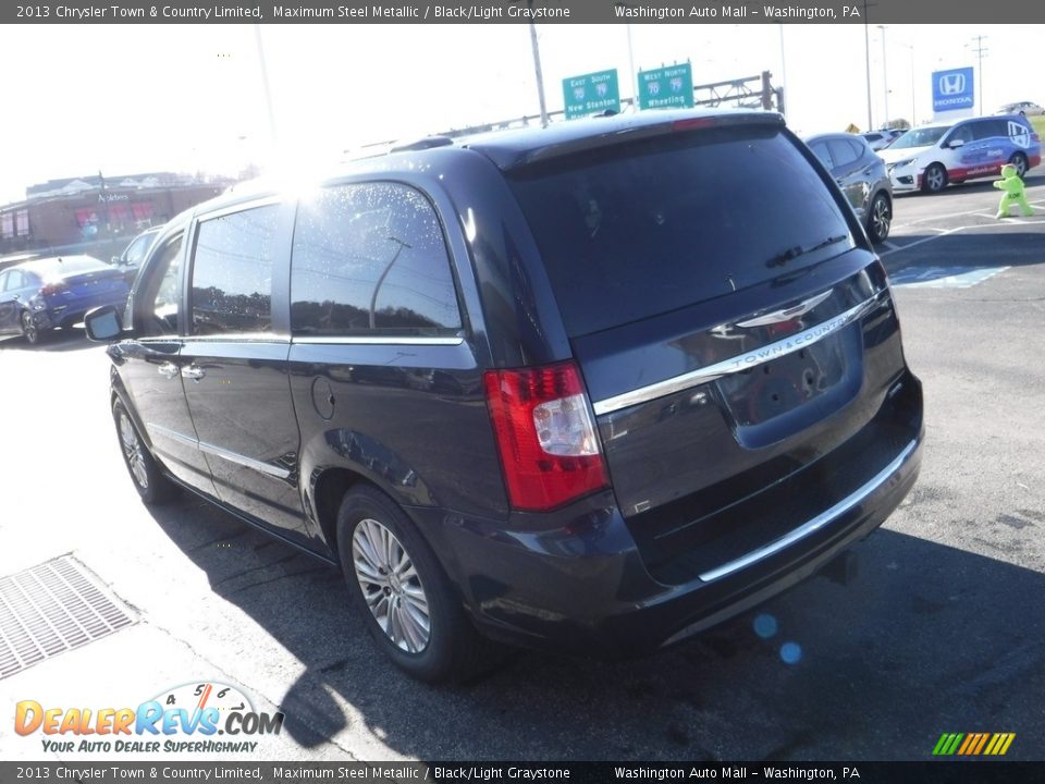 2013 Chrysler Town & Country Limited Maximum Steel Metallic / Black/Light Graystone Photo #8