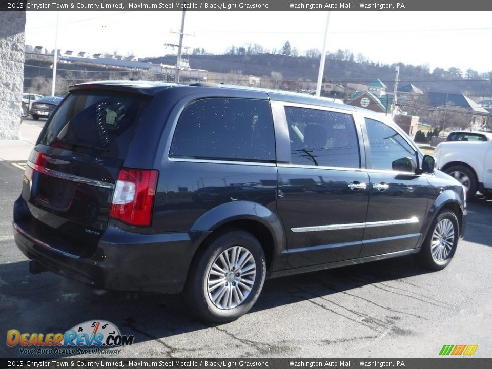 2013 Chrysler Town & Country Limited Maximum Steel Metallic / Black/Light Graystone Photo #11