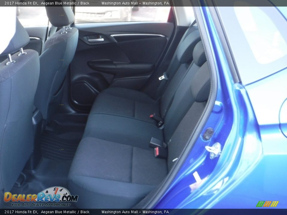 2017 Honda Fit EX Aegean Blue Metallic / Black Photo #24