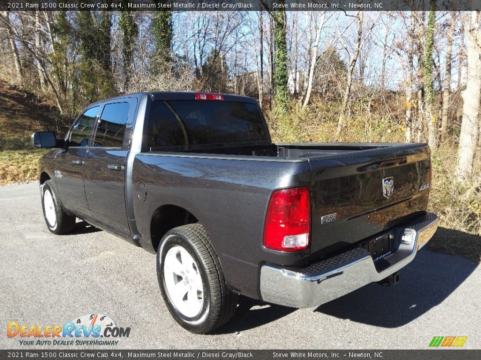 2021 Ram 1500 Classic Crew Cab 4x4 Maximum Steel Metallic / Diesel Gray/Black Photo #9