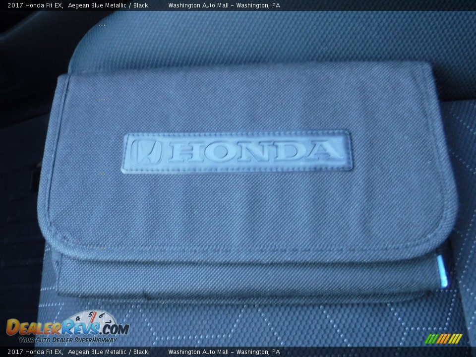 2017 Honda Fit EX Aegean Blue Metallic / Black Photo #28
