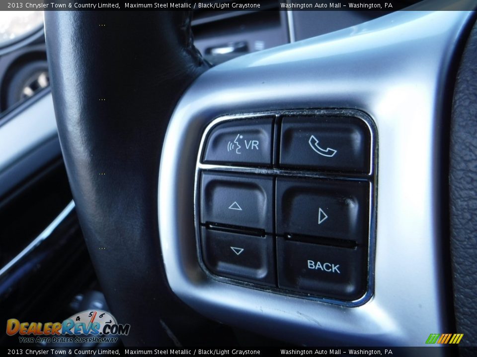 2013 Chrysler Town & Country Limited Maximum Steel Metallic / Black/Light Graystone Photo #25