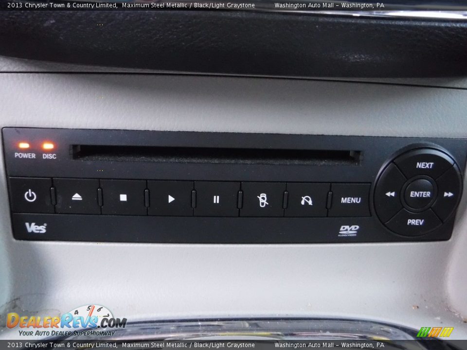 2013 Chrysler Town & Country Limited Maximum Steel Metallic / Black/Light Graystone Photo #26