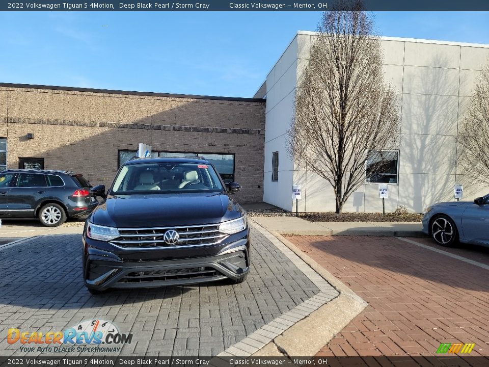 2022 Volkswagen Tiguan S 4Motion Deep Black Pearl / Storm Gray Photo #1