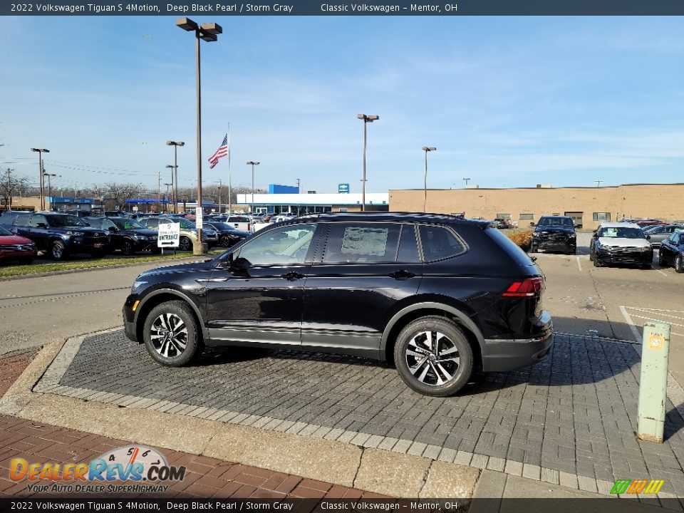 2022 Volkswagen Tiguan S 4Motion Deep Black Pearl / Storm Gray Photo #2