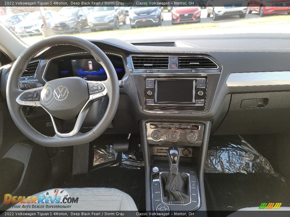2022 Volkswagen Tiguan S 4Motion Deep Black Pearl / Storm Gray Photo #4