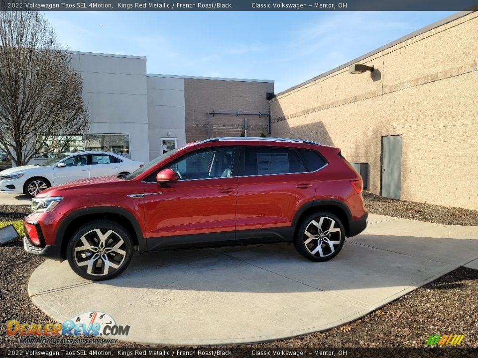 Kings Red Metallic 2022 Volkswagen Taos SEL 4Motion Photo #2